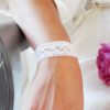 bracelet-mariée-dentelle-vintage bracelet de mariée vintage dentelle de coton blanche