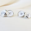 boutons-manchette-personnalisés-marié boutons de manchette de marié personnalisables avec initiales