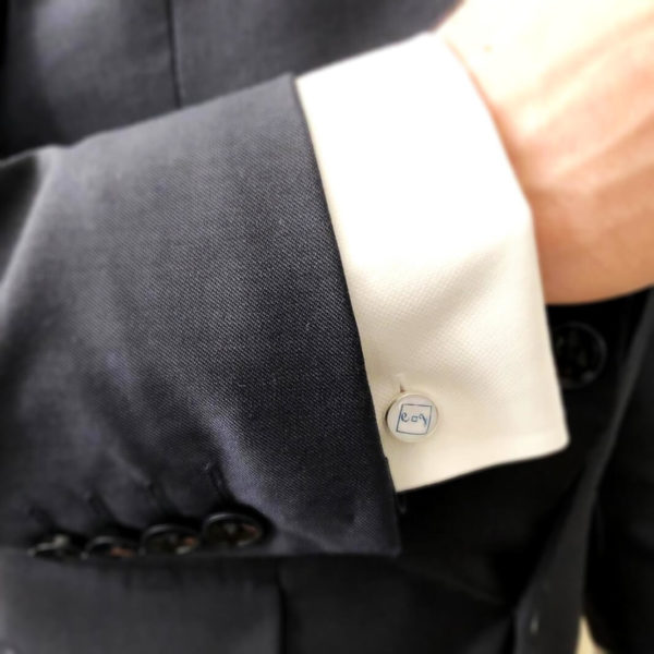 boutons-manchette-personnalisés-marié boutons de manchette de marié personnalisables avec initiales