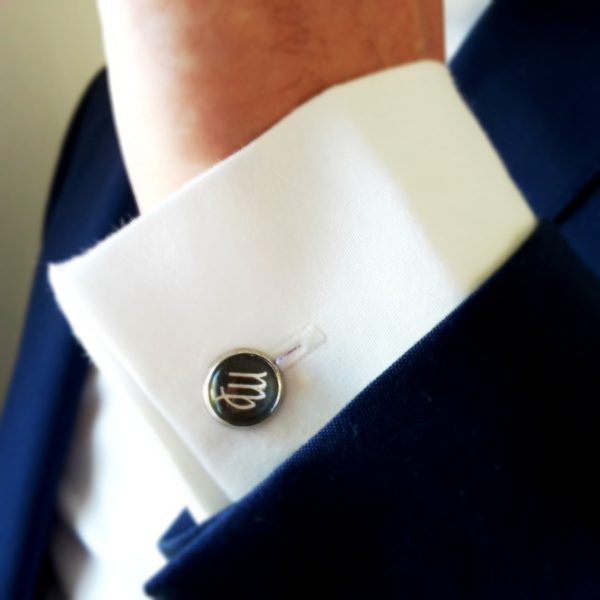 boutons-manchette-personnalisés-marié boutons de manchette de marié personnalisables avec initiales