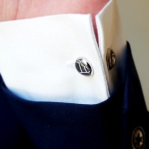 boutons de manchette de marié personnalisables avec initiales