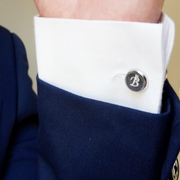 boutons-manchette-personnalisés-marié boutons de manchette de marié personnalisables avec initiales