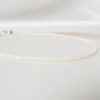 bracelet de mariée simple et minimaliste en perles de rocailles