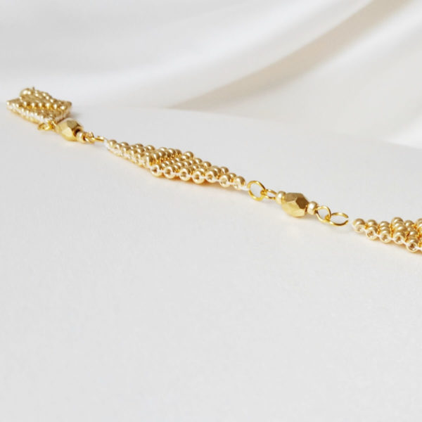 headband-coiffure-mariée-perles headband de mariée, une création unique et originale, d'inspiration bohême chic en perles tissées