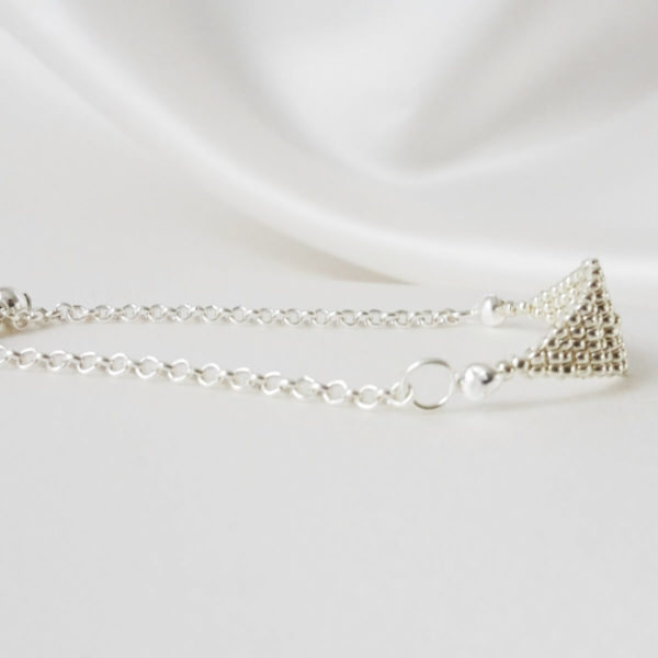 bracelet-mariée-perles-losange headband de mariée, une création unique et originale, d'inspiration bohême chic en perles tissées