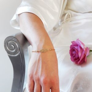 headband de mariée, une création unique et originale, d'inspiration bohême chic en perles tissées