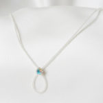 collier de mariée fines perles de rocailles et cristal swarovski