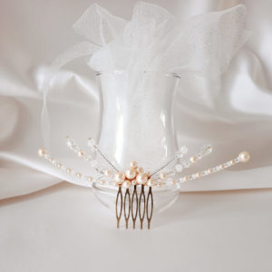 Ornement original pour coiffure de mariée