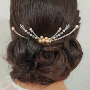 Ornement original pour coiffure de mariée