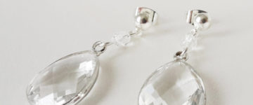 boucles d'oreilles de mariée