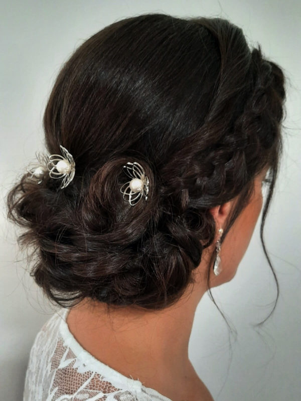 pics à cheveux coiffure mariée