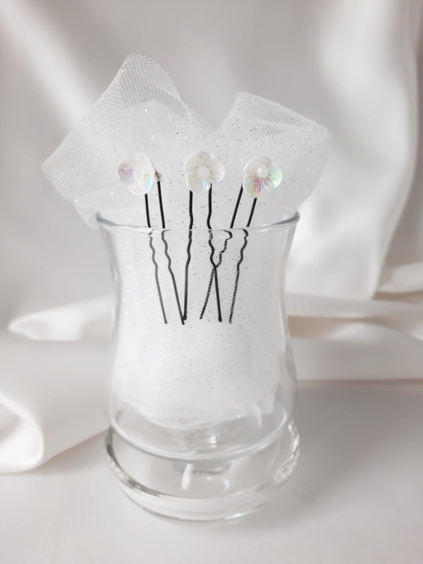 pics fleur-coiffure-mariée pics à cheveux fleurs pour mariée