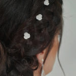 pics à cheveux fleurs pour mariée