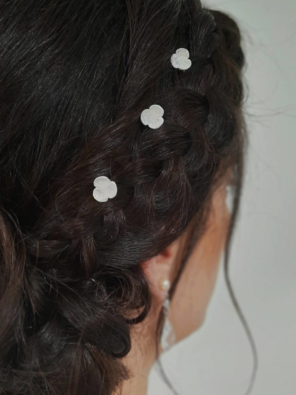 pics fleur-coiffure-mariée pics à cheveux fleurs pour mariée