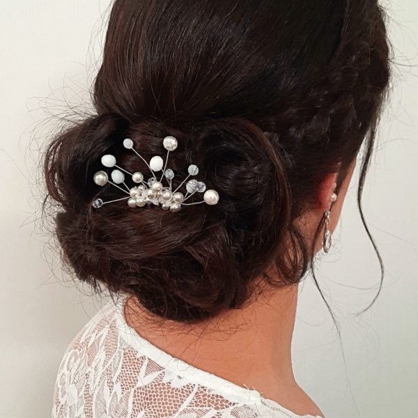 accessoire-coiffure-mariée-perles accessoire coiffure de mariage