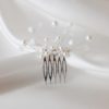 accessoire-coiffure-mariée-perles peigne coiffure de mariage