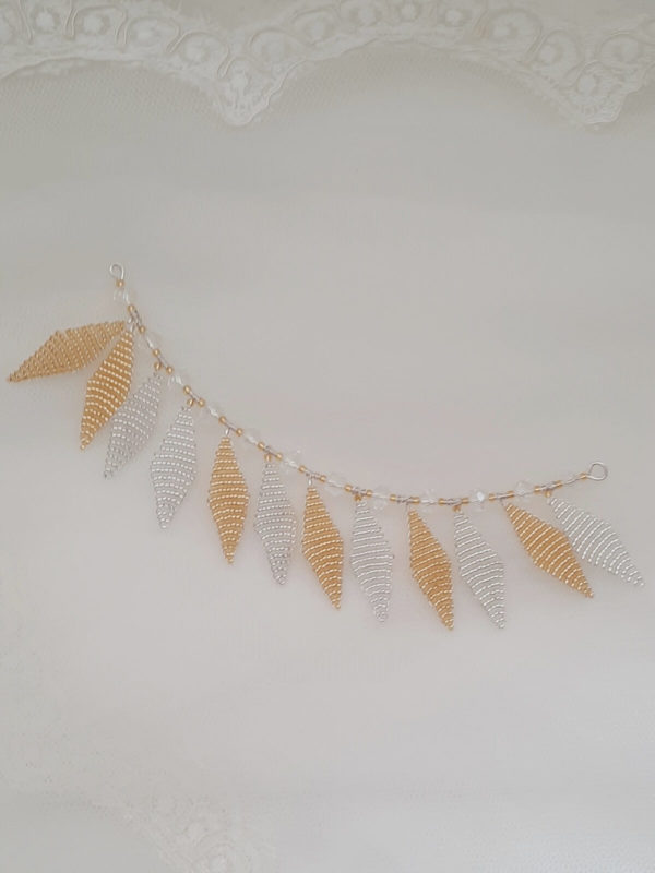 ornement de coiffure de mariée bohême