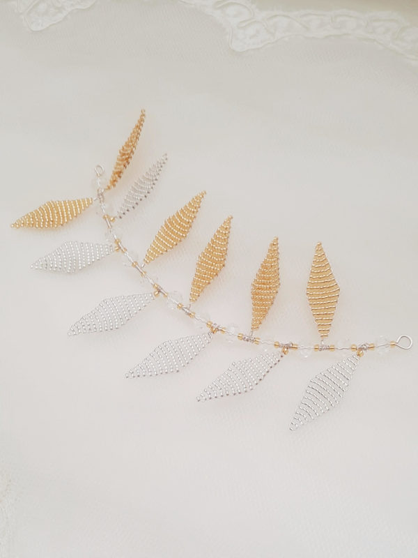 ornement de coiffure de mariée bohême