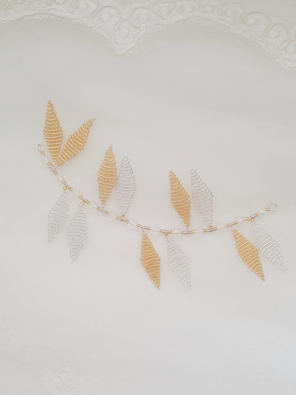 ornement de coiffure de mariée bohême