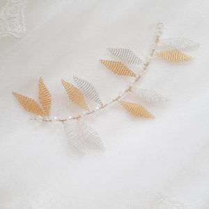 ornement de coiffure de mariée bohême