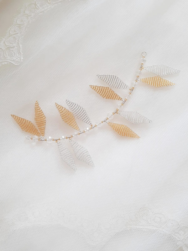 ornement de coiffure de mariée bohême