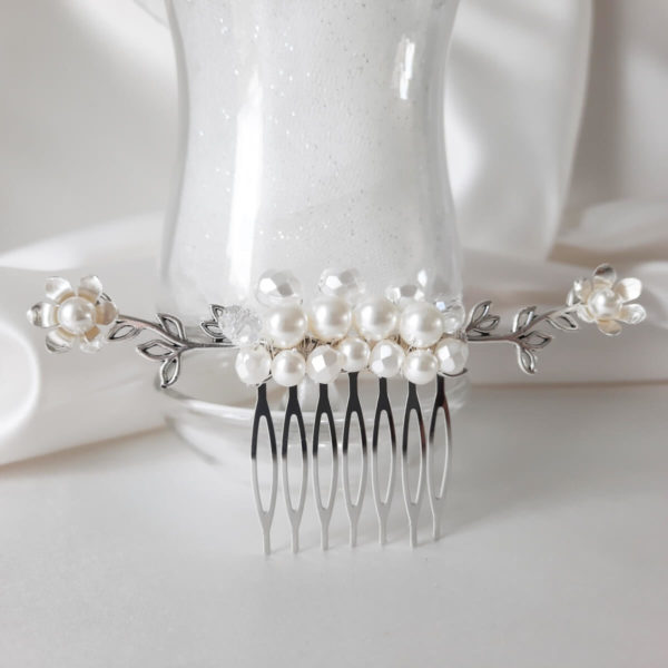 peigne pour mariage bohème