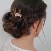 peigne pour coiffure mariage bohème chic