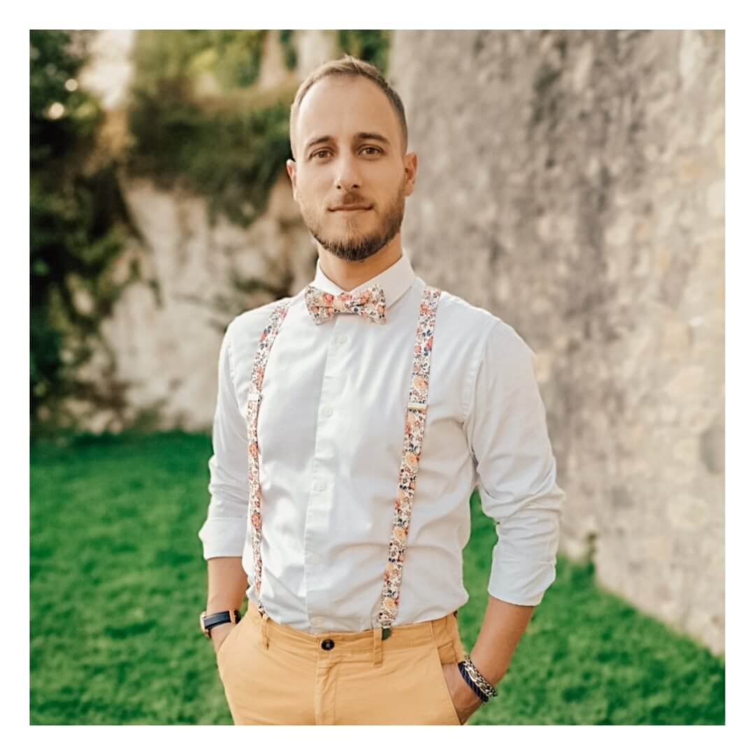 noeud papillon et bretelles homme en liberty